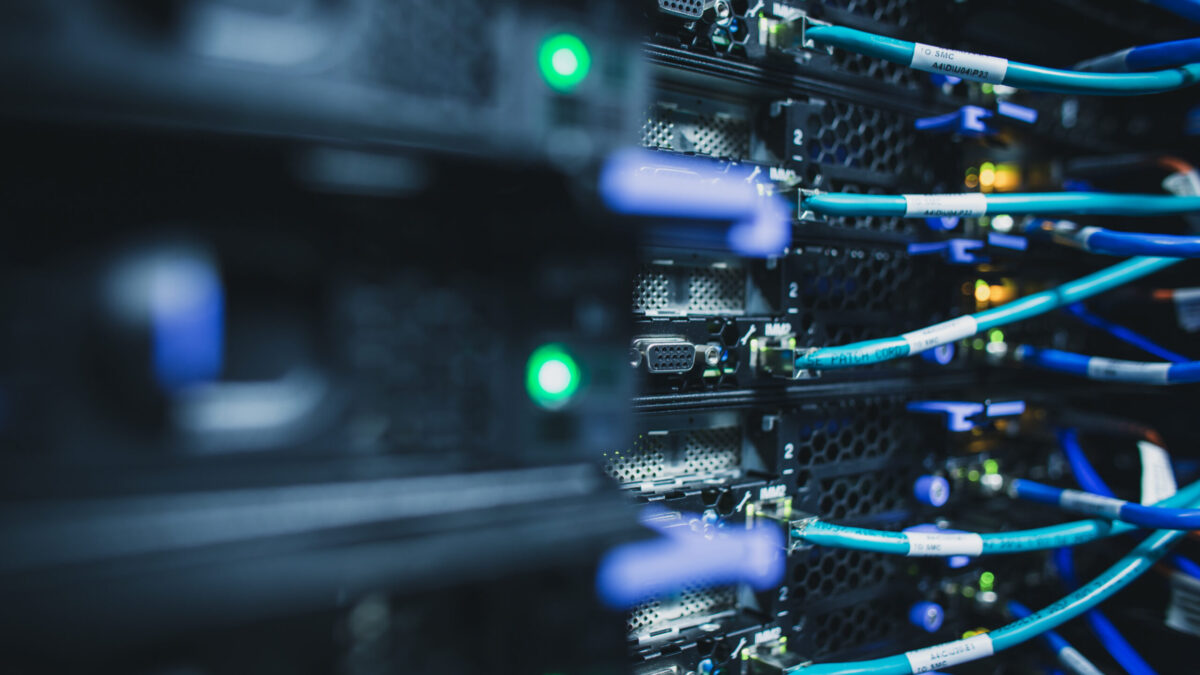 Foto van een webserver